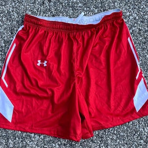 Under Armour Men's Red Lacrosse Shorts UJLSG1M