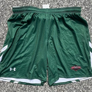 Under Armour All America Men's Dark Green Lacrosse Shorts 1274391