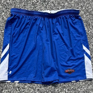 Under Armour All America Men's 2X Blue Lacrosse Shorts 1274391