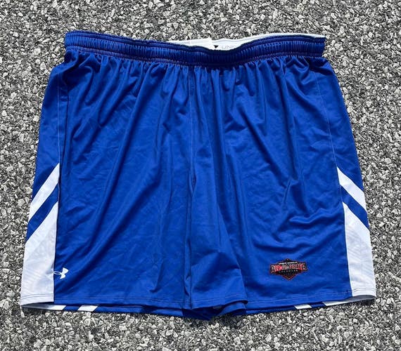 Under Armour All America Men's 2X Blue Lacrosse Shorts 1274391