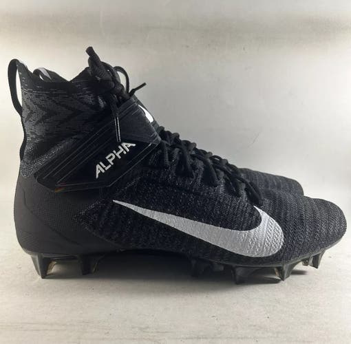 NEW Nike Alpha Menace Elite 2 Wide Football Cleats Size 10.5 Wide BV3298-001