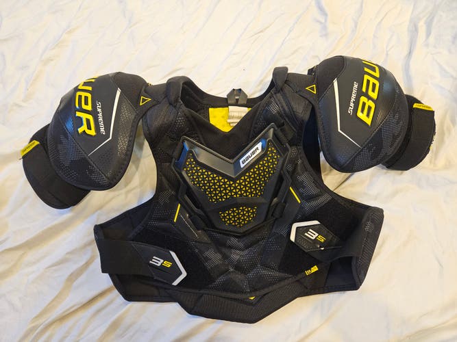 Used Large Senior Bauer Supreme 3S Shoulder Pads