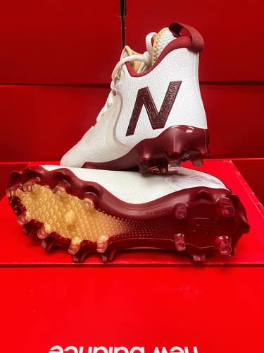 White New Size 4.0 Men's (Women's 5.5) Adult New Balance Freeze 3.0 Cleats