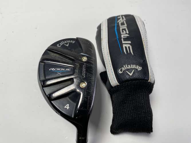 Callaway Rogue X 4 Hybrid 20* Aldila Synergy 60g Stiff Graphite Mens RH HC