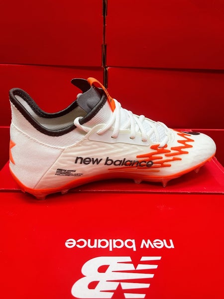 White New Size 9.0 Men's (Women's 10.5) Adult New Balance BurnX3 Cleats