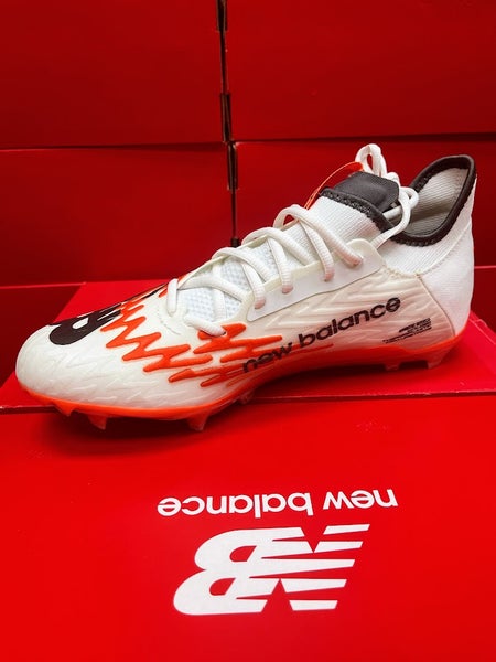 White New Size 9.0 Men's (Women's 10.5) Adult New Balance BurnX3 Cleats