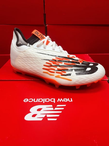 White New Size 9.0 Men's (Women's 10.5) Adult New Balance BurnX3 Cleats