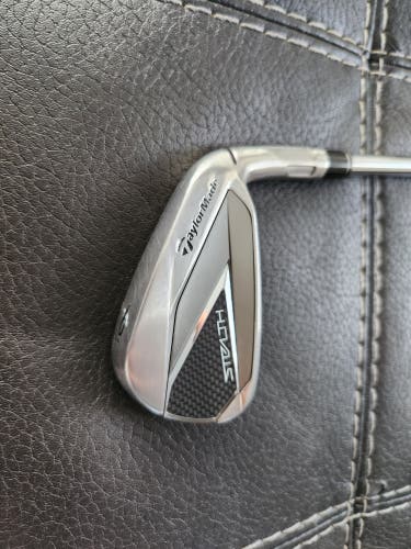 Used Men's TaylorMade 6 Iron Stealth Right Handed Stiff Flex Steel Shaft