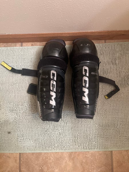 Used Junior CCM Tacks AS 580 11" Shin Pads