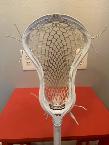 STX Stallion 900 Lacrosse Head Strung with StringKing 4x