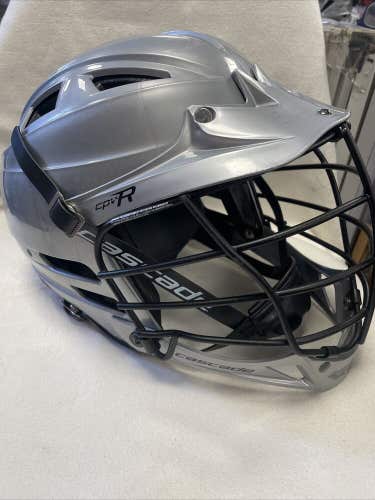 Adjustable Size S / M Cascade CPV R LACROSSE HELMET.  GRAY