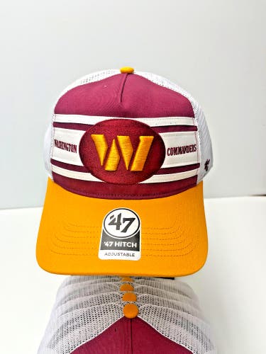 47 Brand Washington Commanders Gridiron Super Stripe '47 Hitch NFL Branded Hat