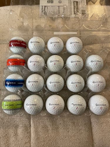 19 TaylorMade Tour Response Golf Balls - 5A MINT CONDITION ONLY