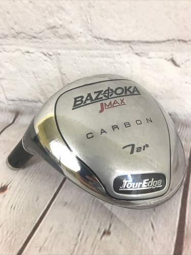 Tour Edge Bazooka JMAX Carbon #7 Fairway Wood - 21° Loft - LH HEAD ONLY!