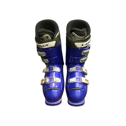 Used Lange L Team 235 Mp - J05.5 - W06.5 Boys Downhill Ski Boots