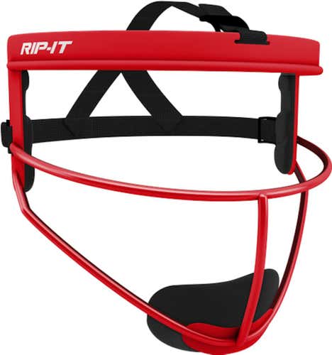 New Rip-it Defense Fielder's Mask - Adult - Small - Red