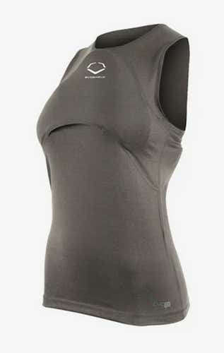 New Evoshield Women's Racerback Chest Guard Sleeveless Shirt Small