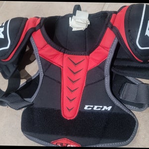 Used Large Youth CCM QLT 230 Shoulder Pads