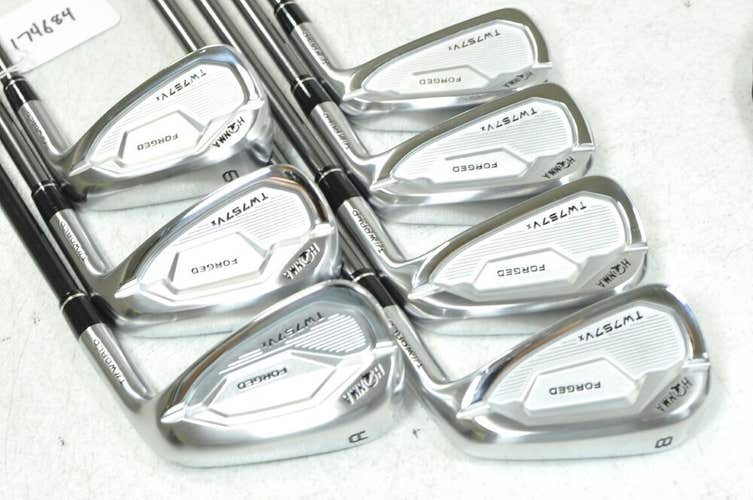 Honma 757 Vx 5-PW,AW Iron Set Right Stiff Flex Vizard IB-WF Graphite # 174684