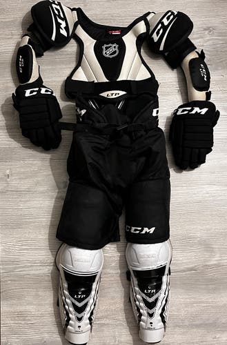 CCM Youth LTP Equipment (Gloves, Shoulder, Elbow, Shin, Pants) - Youth Medium