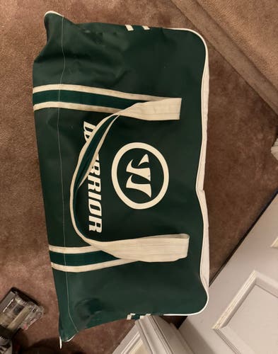 Green warrior hockey bag