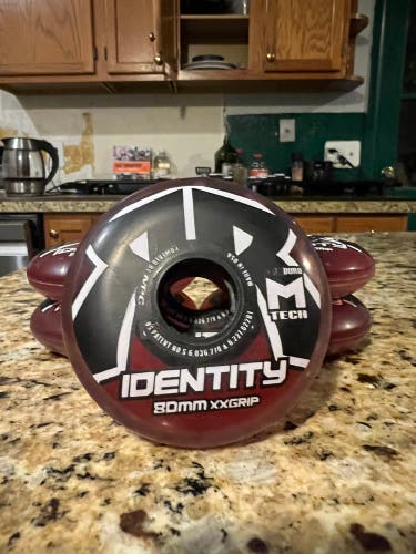 RinkRat Red Identity Hockey Wheel 80MM