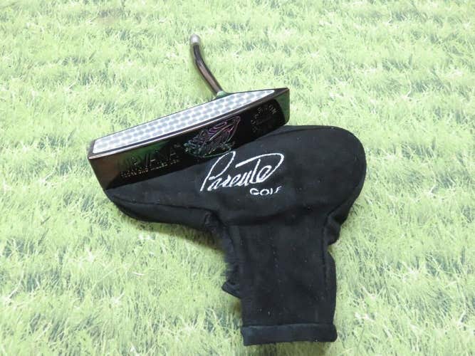 NEW * Sacks Parente NIRVANA Carbon Steel Blade Putter Head + HC - Blacked Out