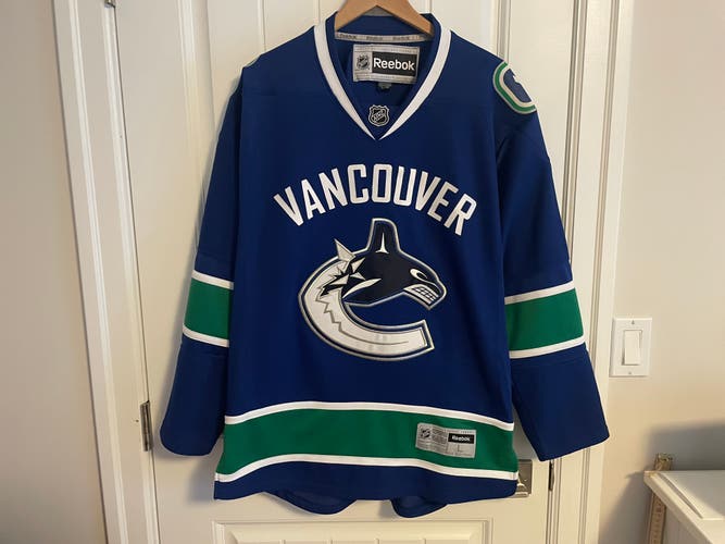 Official Reebok Vancouver Canucks Home Jersey Size L Large