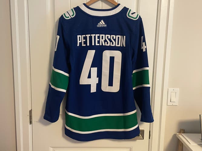 Official Adidas Vancouver Canucks Elias Pettersson Jersey Size 44 Extra Small XS