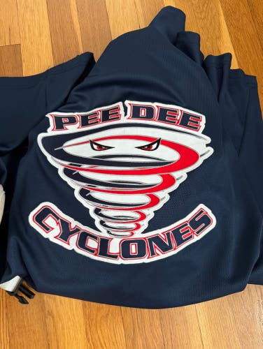 Goalie Cut Hockey Jersey Pee Dee Cyclones