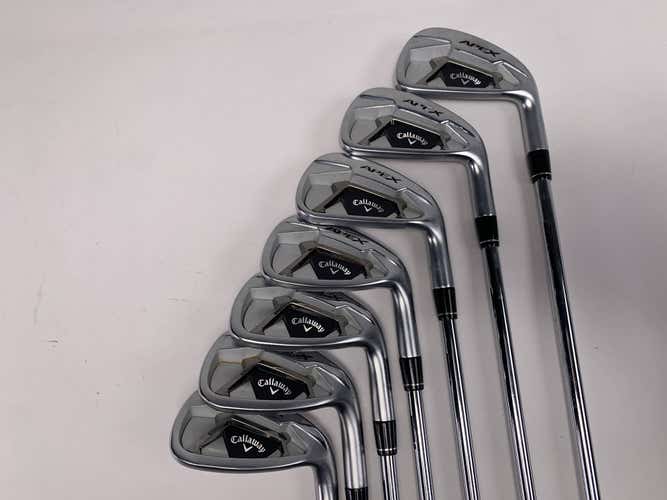 Callaway Apex 21 Iron Set 5-PW+GW KBS Max 80g Stiff Steel Mens RH