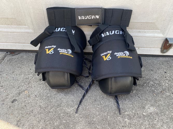 Vaughn Velocity V6 Intermediate Knee and Thigh Guards With Belt