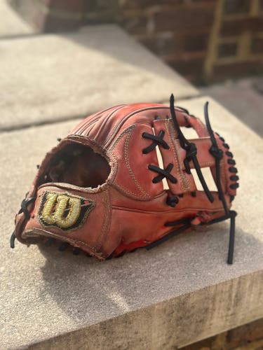 Rare Japanese Wilson Staff infield glove 11.5 relaced