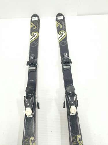 Used Fischer Watea 130 Cm Boys' Downhill Ski Combo