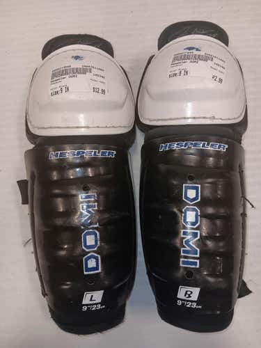 Used Hespeler Domi 9" Hockey Shin Guards