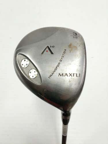 Used Maxfli A10 15 Degree 3 Wood Regular Flex Graphite Shaft Fairway Woods