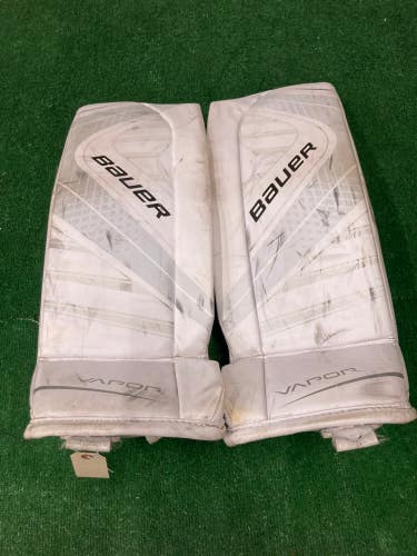 Used Large Junior Bauer Vapor X700 Goalie Leg Pads