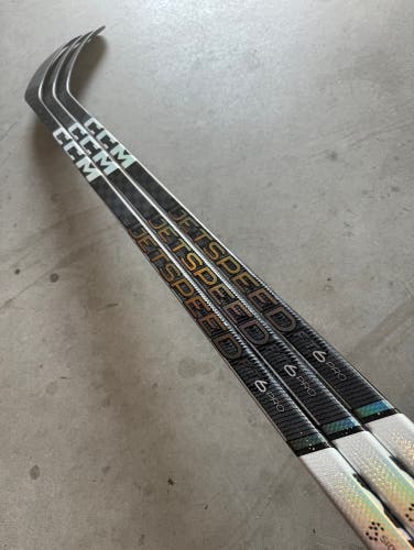 3 PACK NHL New Senior CCM Left Hand P92M 85 Flex Pro Stock Jetspeed FT6 Pro Hockey Stick