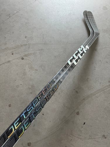 2 PACK NHL New Senior CCM Left Hand P92M 85 Flex Pro Stock Jetspeed FT6 Pro Hockey Stick