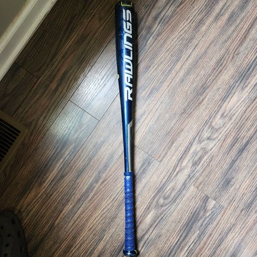 Used Rawlings Velo BBCOR Certified Bat (-3) Alloy 29 oz 32"