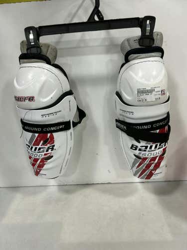 Used Bauer 6000 10" Hockey Shin Guards