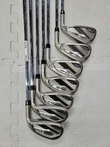 Used Callaway Mavrik 5i-pw Regular Flex Steel Shaft Iron Sets