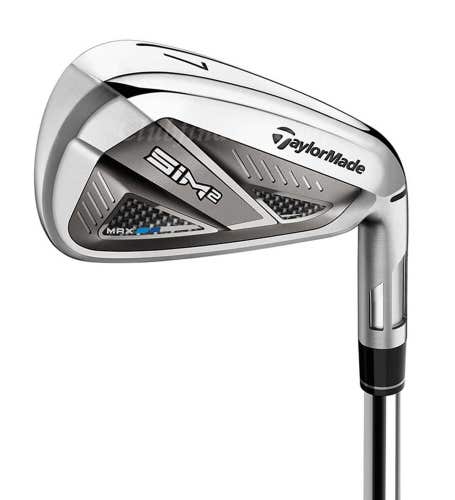 NEW TaylorMade SIM 2 MAX 5-AW Iron Set KBS Max MT 85 Steel Regular