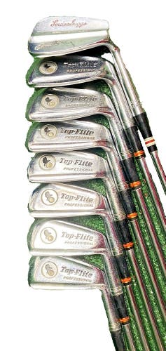 Bird On Ball Spalding Ladies Iron Set 3-9 RH Ladies Steel W/Louise Suggs Wedge