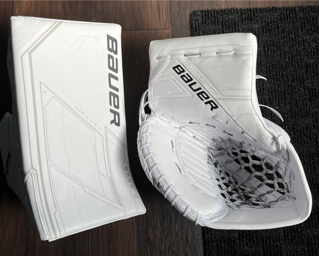 Bauer Supreme Mach Sr Goalie Glove & Blocker