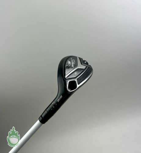 Used RH Titleist Golf H2 818 Hybrid 21* ATMOS HB TS 8S Stiff Graphite Golf Club