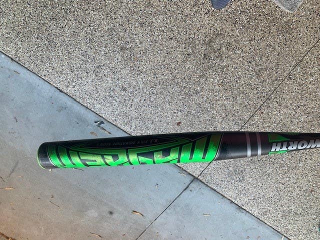 Used Worth Mayhem Bat (-8) Composite 27 oz 34"