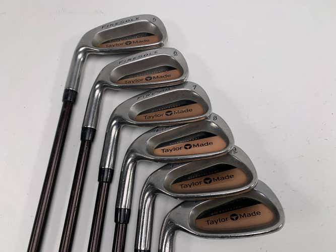 TaylorMade Firesole Iron Set 5-PW Bubble R-80 80g Regular Graphite Mens LH