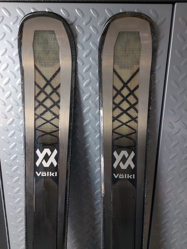 Barely Used Volkl 182 cm All Mountain Deacon V.Werks Skis With Bindings