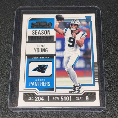 Bryce Young Carolina Panthers 2023 Panini Contenders NFL Season Ticket RC #15